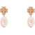 Tory Burch Kira Earring With Pearl ROSE GOLD / CHAMPANGE