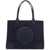 Tory Burch Ella Mini Tote Bag In Recycled Nylon TORY NAVY