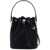 Tory Burch Monogram T Bucket Bag With Rhinest BLACK