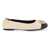 Tory Burch Claire Ballet Flats NEW CREAM / BLACK / GOLD