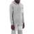 Thom Browne 4-Bar Zip-Up Hoodie LIGHT GREY