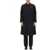 MM6 Maison Margiela Trench Coat With Logo BLACK