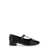 Tory Burch Cap Toe Strap Ballet Black