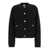 TOTÊME Hammered Button Cardigan Black