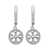 Tory Burch Miller Pave Hopp Earring GREY