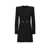 Versace Virgin wool mini dress Black