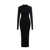 Balenciaga Spiral viscose dress Black