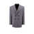 Alexander McQueen Wool blazer with pied-de-poule motif Black