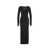 Thom / Krom Maxi dress with V-neck Black