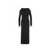 Thom / Krom Maxi dress with hood Black