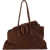 THE ATTICO La Passeggiata Shoulder Bag LIGHT CHOCOLATE