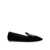 Miu Miu Miu Miu Logo Velvet Flats Black