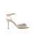 Manolo Blahnik Manolo Blahnik Plumena 090 Satin Sandals Beige