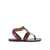 Saint Laurent Saint Laurent Hardy Leather Sandals Brown