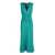 Victoria Beckham Victoria Beckham Midi Viscose Dress GREEN