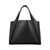 Stella McCartney Stella McCartney Logo Grainy Alter Mat Tote Bag Black