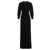 Saint Laurent Saint Laurent 'Armure Lourd’ Dress Black