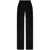 Saint Laurent Saint Laurent Wool Wide-Leg Trousers Black