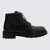 Dolce & Gabbana Dolce & Gabbana Black Leather Ankle Boots Black