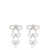 Self-Portrait Self-Portrait Bow Earrings With Crystals And Pearl SILVER