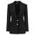 Balmain Balmain Logo Button Double-Breasted Blazer Black