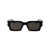 Saint Laurent Saint Laurent Eyewear Sunglasses 001 BLACK CRYSTAL GREY