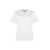 Ganni Ganni Logo Cotton T-Shirt Beige