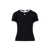 COURRÈGES Courrèges Logo Cotton T-Shirt Black