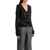 ROTATE Birger Christensen Perforated Cardigan With BLACK