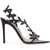 Gianvito Rossi Crystal Flavia Sandals TRASP+BLACK+BLACK