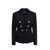 Balmain Balmain Double-Breasted Denim Blazer Black