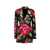 Dolce & Gabbana Dolce & Gabbana Flower Print Blazer Black