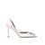 AMINA MUADDI Amina Muaddi 95mm Camelia Crystal-Buckle Pumps White