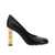 Givenchy Givenchy Logo Heel Leather Pumps Black