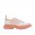 Alexander McQueen Alexander Mcqueen Tread Slik Leather Sneakers Pink