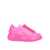 Alexander McQueen Alexander McQueen Oversized Glitter Sneakers Pink