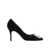 Manolo Blahnik Manolo Blahnik Tuberian 90 Suede Pumps Black