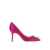 Manolo Blahnik Manolo Blahnik Hangisi 090 Satin Pumps Purple