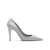 Prada Prada Brushed Leather Pumps Gray