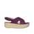 Sergio Rossi Sergio Rossi Leather Espadrilles Purple