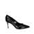 Sergio Rossi Sergio Rossi Godiva 075 Croc-Effect Leather Pumps Black