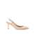 Sergio Rossi Sergio Rossi Chichi 075 Leather Slingback Pumps Beige