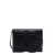 Dolce & Gabbana Leather shoulder bag with maxi frontal Logo Black