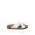 Valentino Garavani Valentino Garavani Leather Flat Sandals White