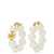 Tory Burch Tory Burch 'Kira' Earrings WHITE