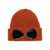 C.P. Company C.P. Company Extra Fine Merino Wool Goggle Beanie ORANGE