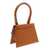 JACQUEMUS 'Le Chiquito Moyen' Caramel Brown Bag In Leather Woman BROWN