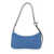 JACQUEMUS 'Le Bisou Perle' Light Blue Shoulder Bag With Logo Detail In Denim Woman BLUE