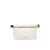 JACQUEMUS 'La Rond Carré' White Clutch With Logo Lettering Detail In Leather Woman WHITE