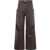 THE ATTICO The Attico Gabardine Long Pant Clothing BROWN